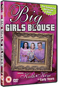 The cover of the DVD of the Australian TV series entitled Big Girl's Blouse