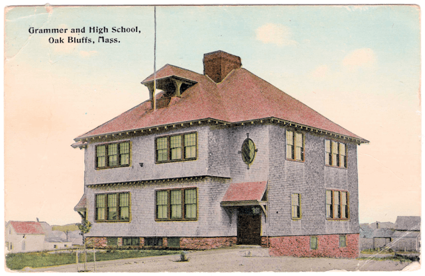Picture postcard of school