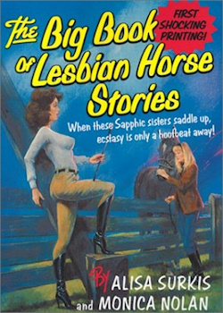 The cover of The Big Book of Lesbian Horse Stories.