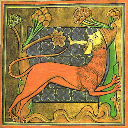 An illustration of a manticore