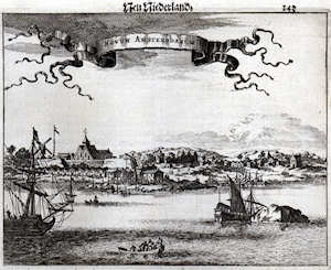 New Amsterdam in 1757