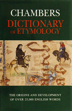 The cover of Chambers Dictionary of Etymology
