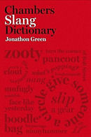 The cover of the Chambers Dictionary of Slang