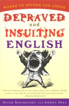 The cover of Depraved and Insulting English