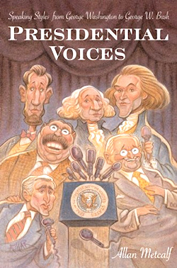 The cover of Presidential Voices