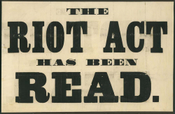 A Riot Act poster