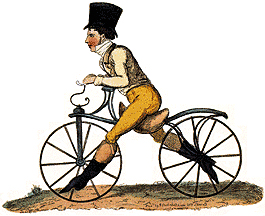 A velocipedist