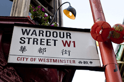 Wardour Street sign