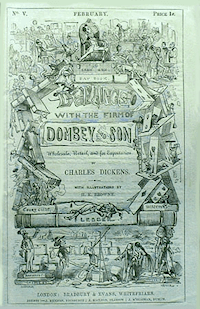 Cover of serialisation of Dombey and Son
